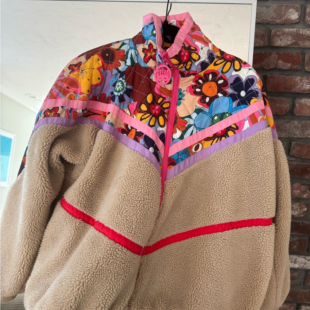 CeliaB Vibrant Multicolor Quilted Jacket